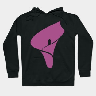 purple calla lily flower Hoodie